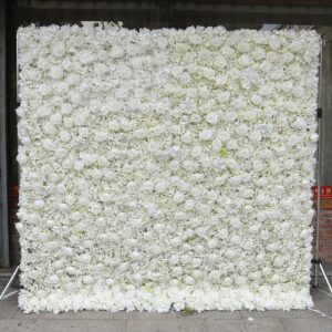 roll up artificial flower wall backdrop for wedding and event decoration bd047
