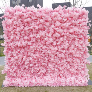 artificial cherry blossom fabric backed flower wall bd142